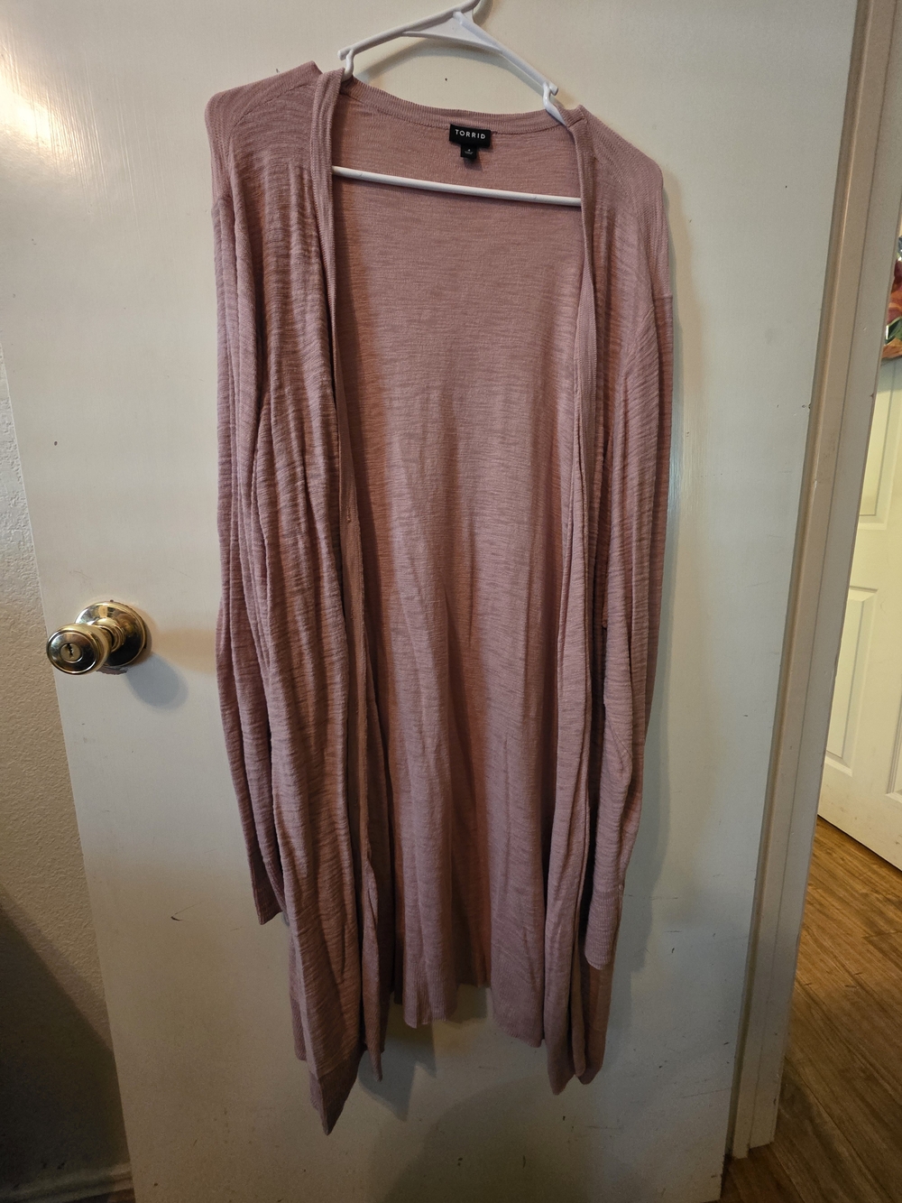 torrid Dusty Rose Open-Front Women's Cardigan